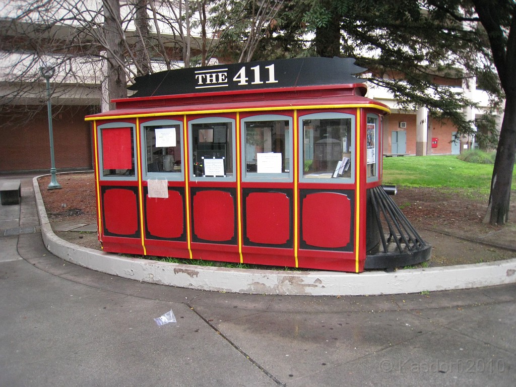 Pasadena Marathon California 2010-02 0780.jpg - Ticket sales booth for the university events.